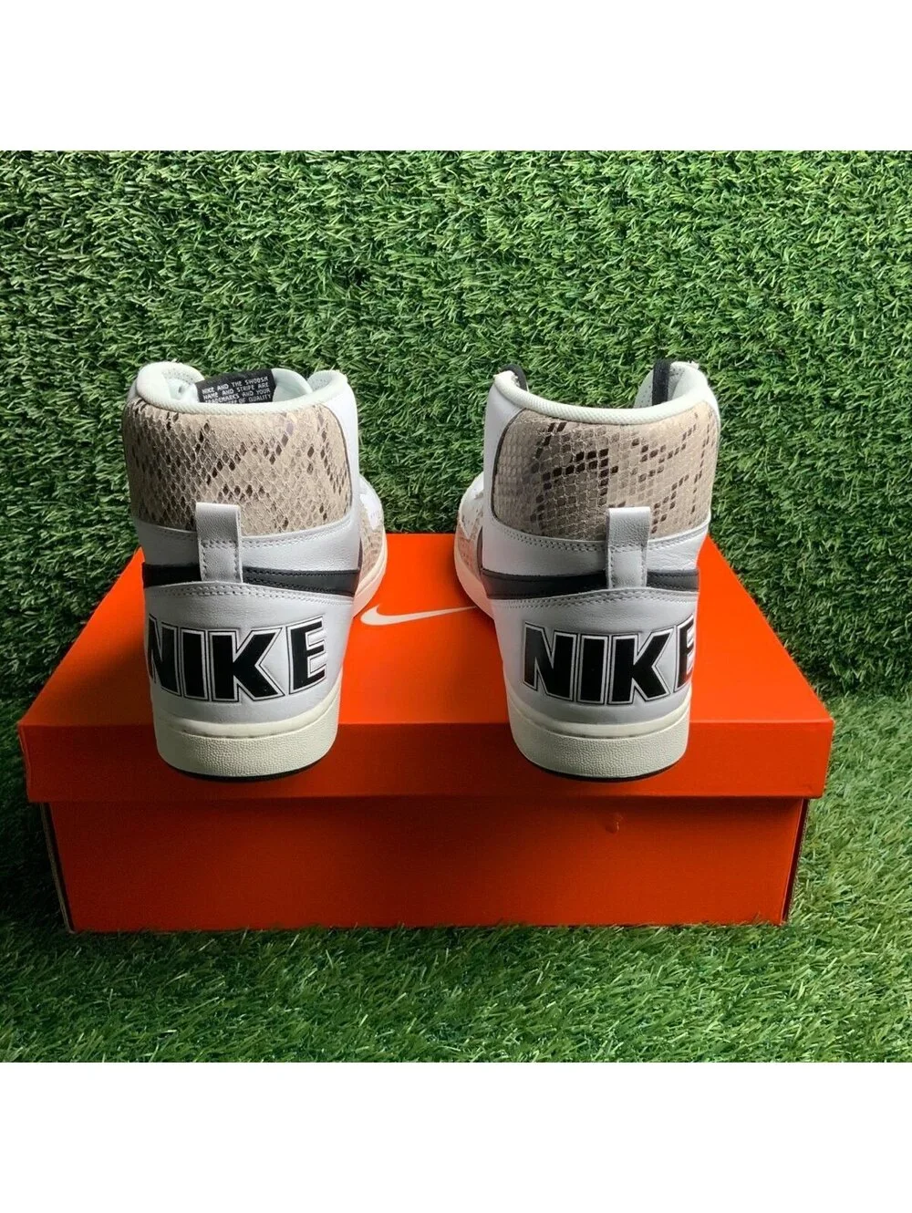 NIKE TERMINATOR HIGH WHITE / SAIL / COCOA Men’s Size 12 FB1318-100